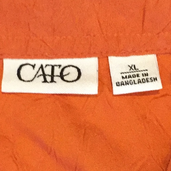 Cato Women’s Button Up Blouse Sz XL Very Soft - Picture 6 of 8